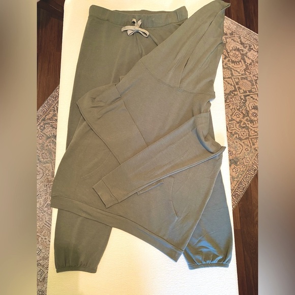 Project Social T Other - Project Social T, Sage Green 2 Piece Hoodie/ Joggers Lounge Set, Size Medium